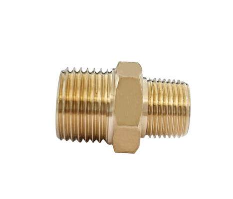 O bronze de bronze igual masculino do encaixe de tubulação de 1/2 NPT *3/8Male Npt encanta bocais