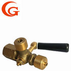 Válvulas de bronze masculinas do torneira de regulagem da polegada do ANSI 1/2 para a tubulação de ar