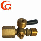 Válvulas de bronze masculinas do torneira de regulagem da polegada do ANSI 1/2 para a tubulação de ar
