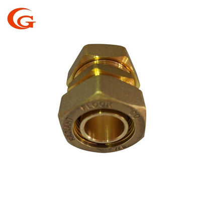 Encaixe dobro de bronze da compressão da virola, 3/8&quot; tipo conector da virola do OD