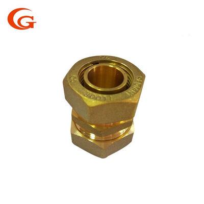 Encaixe dobro de bronze da compressão da virola, 3/8&quot; tipo conector da virola do OD